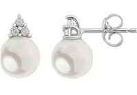 Boucles d'oreilles Comete Femme MOMENTI PERLE in Or blanc Perla ORP 768